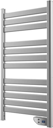 Електричний нагрівач для ванної Cecotec ReadyWarm 9050 Twin Towel – 500W, 2 режими, LED, IP24, 55x4x102 см