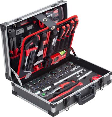 Набір інструментів Meister 131 предметів Knipex & Wera в алюмінієвому кейсі - професійний валіза з інструментами