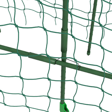 Велика арка для підтримки рослин, сітка від птахів, легка установка, метал, 43 x 182 x 183 см