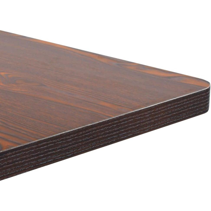 Барний стіл для 2 осіб VidaXL, 60x60 см, MDF, темно-коричневий та чорний