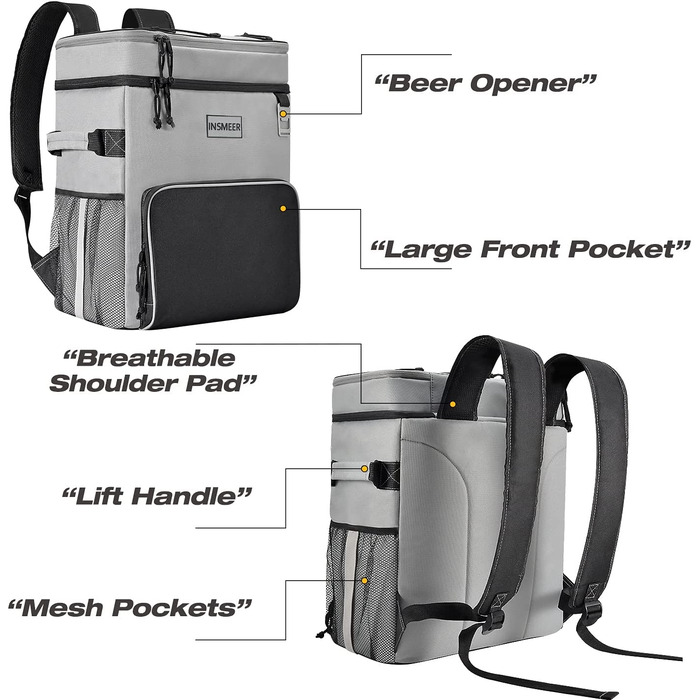 Рюкзак-холодильник INSMEER з 2 відділеннями