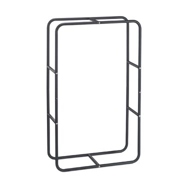 Стильна металева полиця для дров Relaxdays