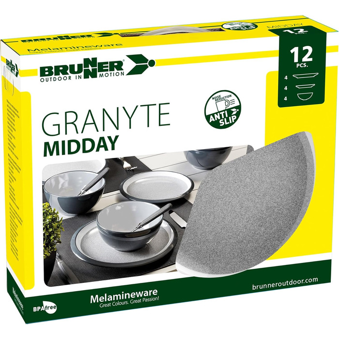 Набір посуду BRUNNER Granyte 12 шт.