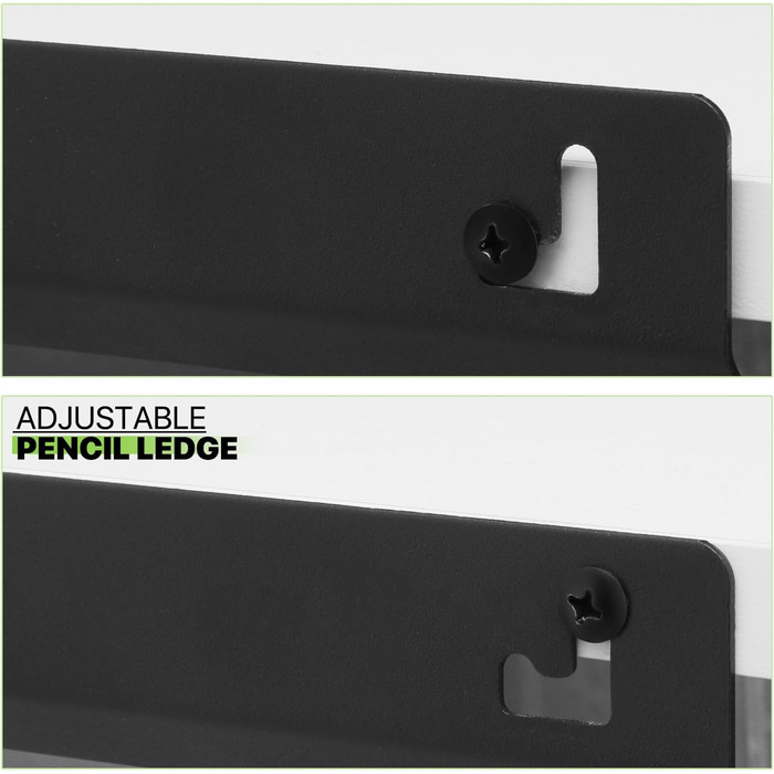 Набір мольбертів Magshion: регульований стіл для художника з нахиленою дерев'яною стільницею, стілець та 2 висувними ящиками для зберігання. Підходить для дому, офісу та школи (білий/чорний)