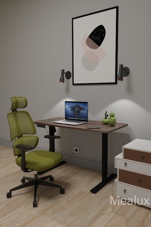 Стіл Mealux PowerDesk Lite Antique з електрорегулюванням висоти (арт. EVO-201 Lite Antique/B)