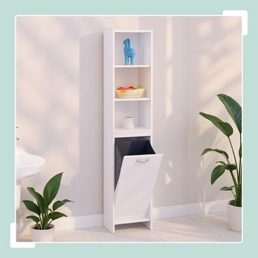 Шафа для білизни Relaxdays з містким мішком для білизни об'ємом 44 літри