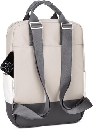 Рюкзак Johnny Urban для жінок і чоловіків - Jona Large - Стильний денний рюкзак з відділенням для ноутбука для університету, бізнесу, школи - Екологічний - Водовідштовхувальний пісочно-сірий
