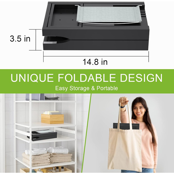 Підставка для ванни Artmalle: складаний бамбуковий столик з тримачем для книги та келиха, безкоштовна мильниця, для розслаблення та відпочинку