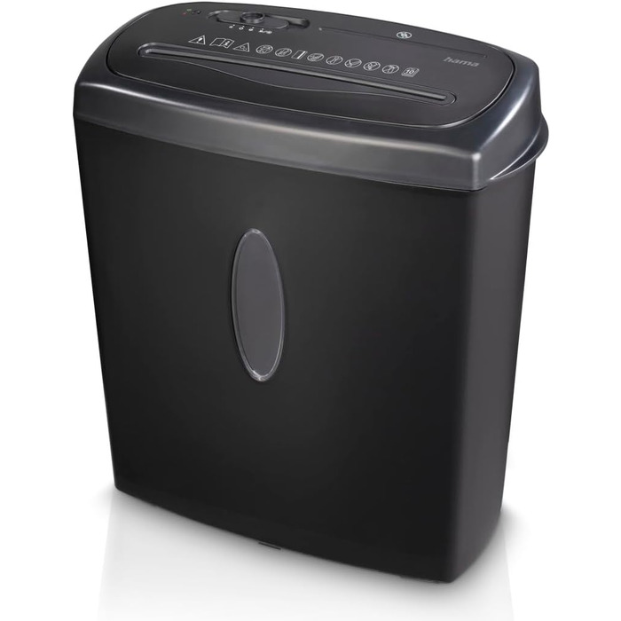 Шредер для документів Hama професійний, електричний, 12 аркушів, безпека 4 (DSGVO), 21 л