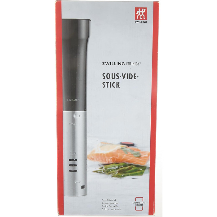 Стік ZWILLING ENFINIGY Sous-vide, точне налаштування температури, інтуїтивно зрозумілий сенсорний дисплей, чорний