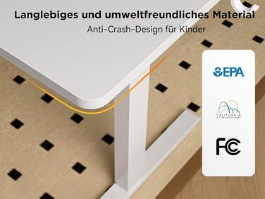 Електричний кутовий стіл L-подібної форми, 190 x 150 см. Регулювання висоти, стіл для офісу, ігровий стіл з керуванням кабелями, білий.