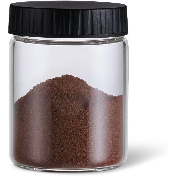 Електрична кавомолка Tchibo з керамічним жорном, регульований помел, срібна (з акумулятором)