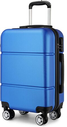 Валіза ручної поклажі KONO 55x38x22 см, 33 літри, ABS, Marineblau