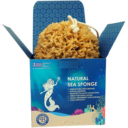 Губка для душу з моря - Натуральна губка для ванни для дорослих S (1 упаковка)