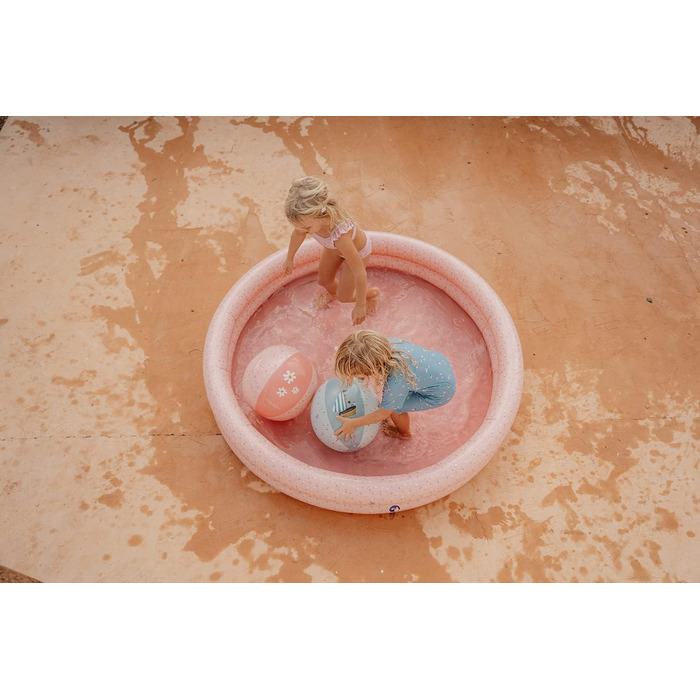 Маленький голландський 2010450 басейн/надувний дитячий басейн - маленькі рожеві квіти (150 см)