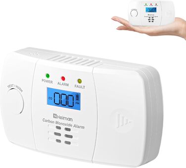 Датчик CO Heimann 722ESY з Wi-Fi, 10 років служби, сумісний з Tuya/SmartLife, EN50291