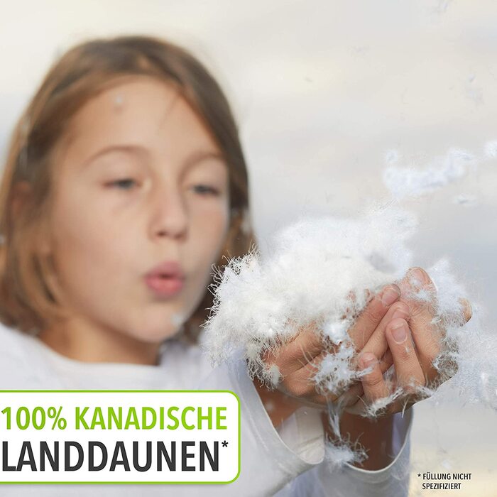Дитяча подушка Koru Kids® 40x60 см – 100% бавовна, Oeko-Tex, Made in Germany, наповнювач 100г пуху