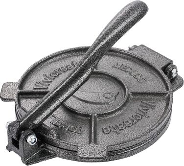 Прес для тортилій з чавуну Vivicreate, 19,1 см. Прес для тіста, роті, мексиканської кухні