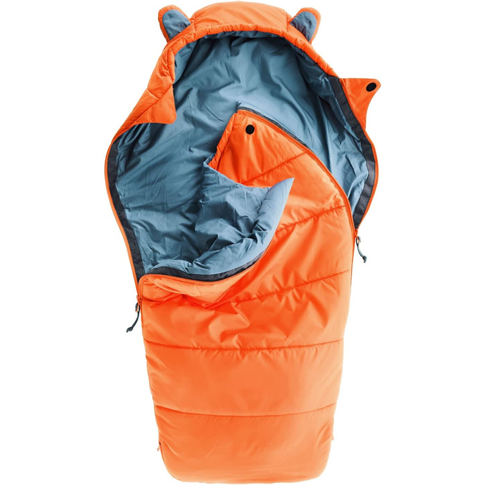 Спальний мішок Deuter Kids Little Star 3720021 шафраново-сланцево-синій Ліва блискавка