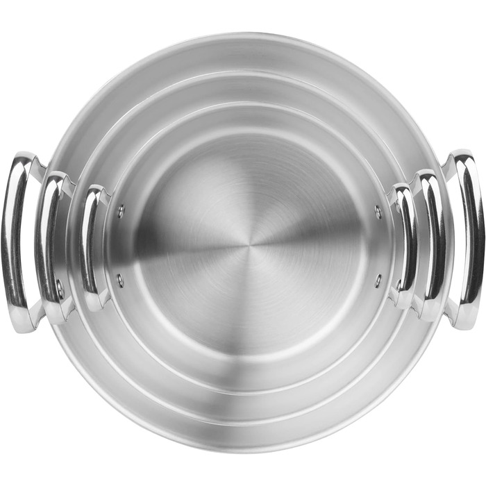 Набір посуду MasterPRO 3 шт 20/24/28 см нержавіюча сталь
