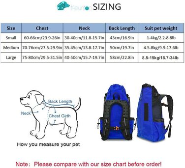 Рюкзак для собак WLDOCA для собак середнього розміру з водонепроникним кормом, для їзди на мотоциклі, піших прогулянок, покупок, подорожей, підходить для домашніх тварин вагою від 10 кг до 15 кг чорного кольору