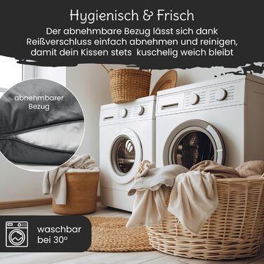 Подушка для вагітних ELONEO XXL, подушка для сну на боці, вагітність, велика U-подібна подушка, подушка для годування з м'яким, знімним та пральним чохлом, сіра антрацит