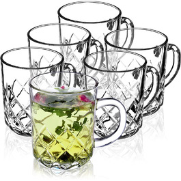 Чайні келихи KADAX Lisa 6 шт 230 мл скляні