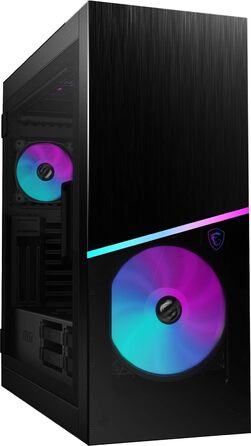 Корпус MSI MPG SEKIRA 100R ATX, 2 шт. USB 3.1, 4 шт. 120мм вентилятор A-RGB, чорний, RGB