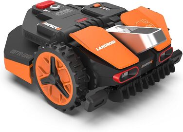 Робот-газонокосарка WORX Landroid Vision L1300 WR213E.1 для газонів до 1300 м², штучний інтелект, без обмежувального дроту, Wi-Fi та Bluetooth, захист їжаків, активне уникнення перешкод