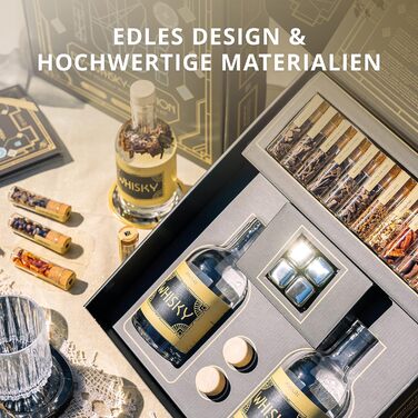 Набір для приготування віскі AMARI® DIY – ідеальний подарунок для поціновувачів, з аксесуарами для домашнього виготовлення та дегустації