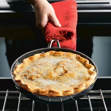 Сковорода-гриль KitchenAid з виливом, харт-елоксирована, з антипригарним покриттям, квадратна, 29 см, матовий чорний