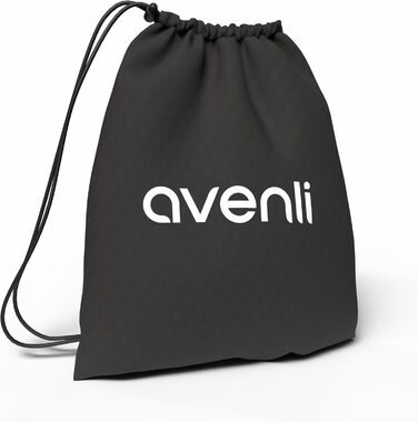 Надувний матрац-ліжко AVENLI для 2 осіб, 203x152x46 см, з інтегрованою помпою, флаокована поверхня, для дому та кемпінгу