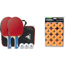 Набір ракеток для настільного тенісу JOOLA Duo TT Набір ракеток тренувальний м'яч помаранчевий