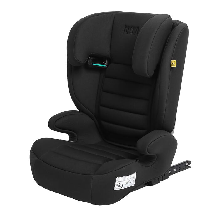 Дитяче крісло/автокрісло Novi Baby James Premium i-Size ISOFIX, від 3,5 до 12 років, від 100 до 150 см, регульоване до бустера, регульований по висоті підголівник, знімна спинка (чорна)