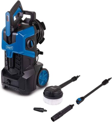 Високотискний мийник Scheppach HCE3000: 180 бар, 8м шланг, 2400W, регульований струмінь, контейнер для миючих засобів