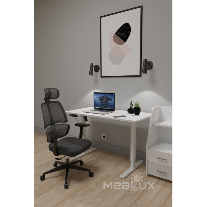 Крісло Mealux Leo Air Black (арт.Y-543 KB)