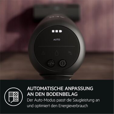 Акумуляторний пилосос AEG Serie 7000 Granitgrau: потужний, легкий (2,2 кг), ергономічний, з 70% перероблених матеріалів, до 50 хв роботи, 120 м², 2в1, 5-рівнева фільтрація, для всіх типів підлоги, автоматичний, сірий, AP71UB14AM