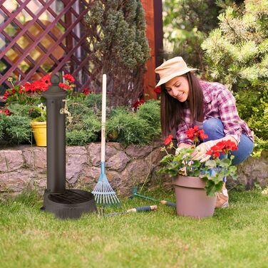 Relaxdays Античний фонтанчик для стояння, 65 см