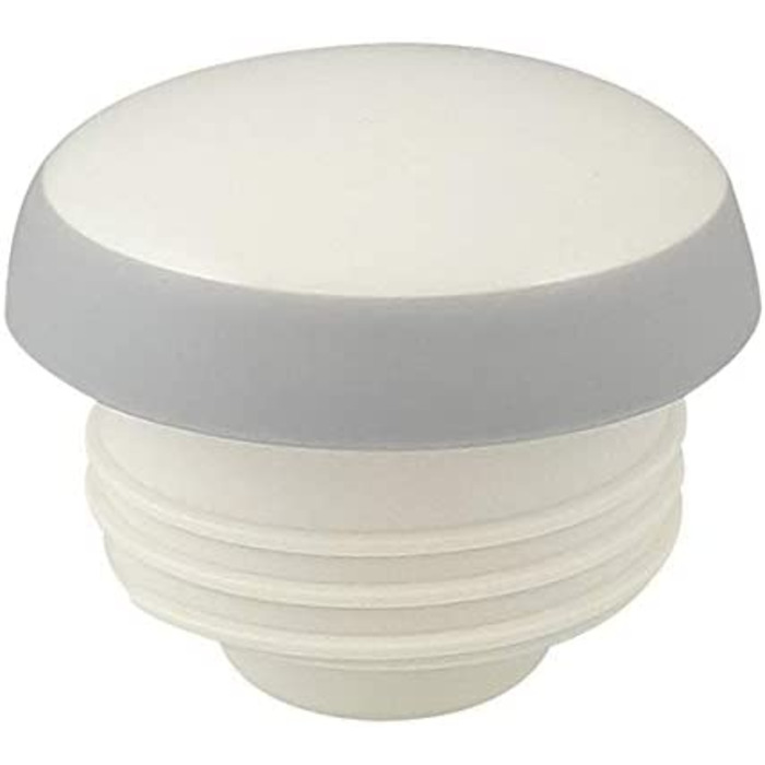 Термос Helios Wave, 1,5 л, пластик, білий, з кришкою-гвинтом, придатний для миття в посудомийній машині