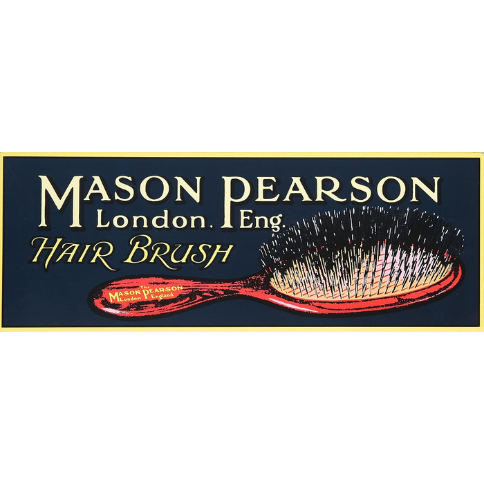 Гребінець Mason Pearson Pocket Bristle B4 з чистою щетиною кабана, 10 рядів, (12 рядів, одинарний)