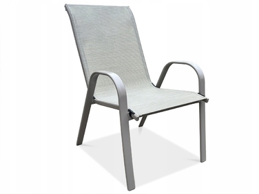 Комплект садових металевих меблів Focus Garden обідній, бежевий, 7 предметів