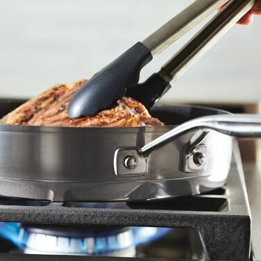 Сковорода-гриль KitchenAid 71012 з тришаровим дном, антипригарне покриття, 26 см (10.25 дюймів)