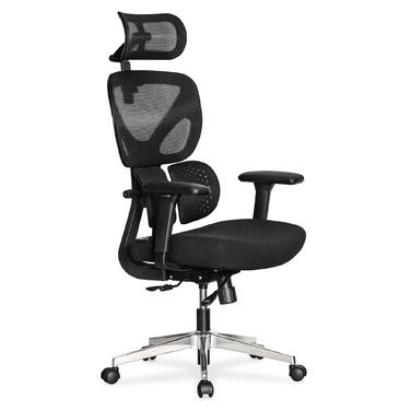 Крісло Mealux D1 Duo Air Fabric Black (арт. HF-D1 Duo F/B)