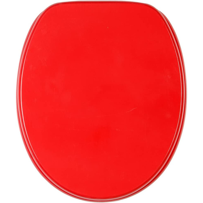 Кришка-сидіння для унітазу Sanilo дерев'яна 47х37,7 см червона