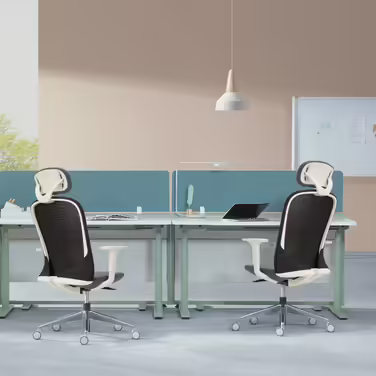 Крісло офісне / поворотне крісло AVEZA PRO сітка / тканина чорна hjh OFFICE