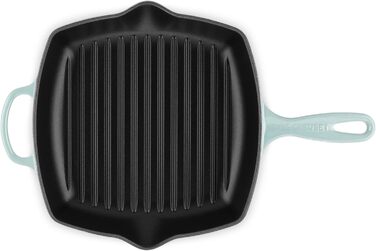 Гриль Le Creuset з чавуну, емальований, квадратний, 26 см, колір Морська сіль