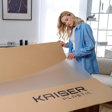 Захисна підкладка для столу Kaiser, прозора, 115x135 см - захист від подряпин, антиковзаюча