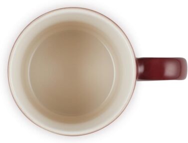Кружка LE CREUSET з кераміки, 0.35 л, вишнево-червоний колір, 70302350600002 (Chambray, 100 мл)