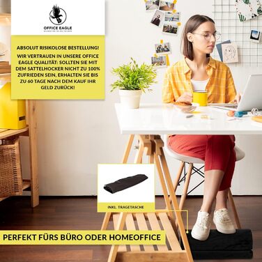 Підніжка під стіл, 43x25x18 см, чорна