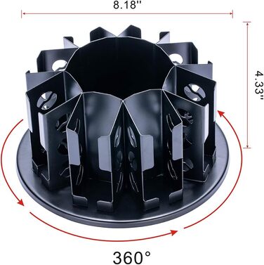 Організатор для капсул Nespresso Original Line: карусель на 80 капсул (8 коробок)